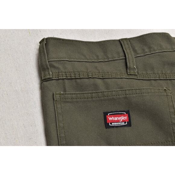 Wrangler Workwear Men's Cargo Pants Olive Green Regular Size 40x30 - Picture 7 of 8
